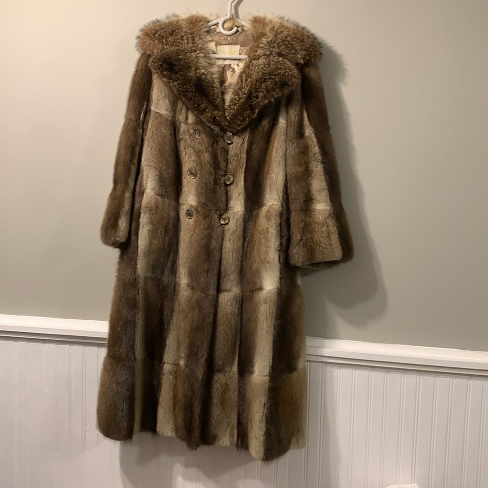 Woodleys vintage real for women coat small